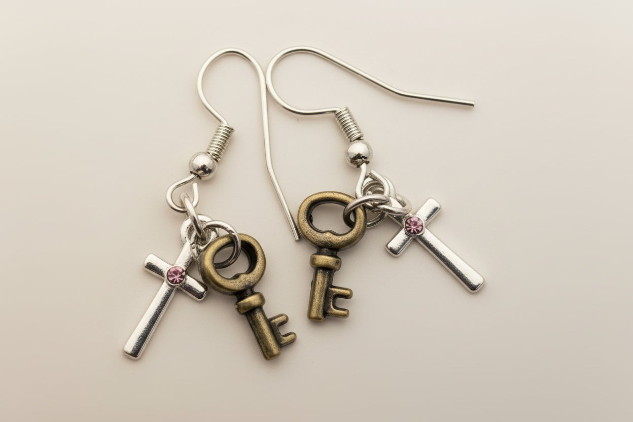 Key to your faith - Earrings